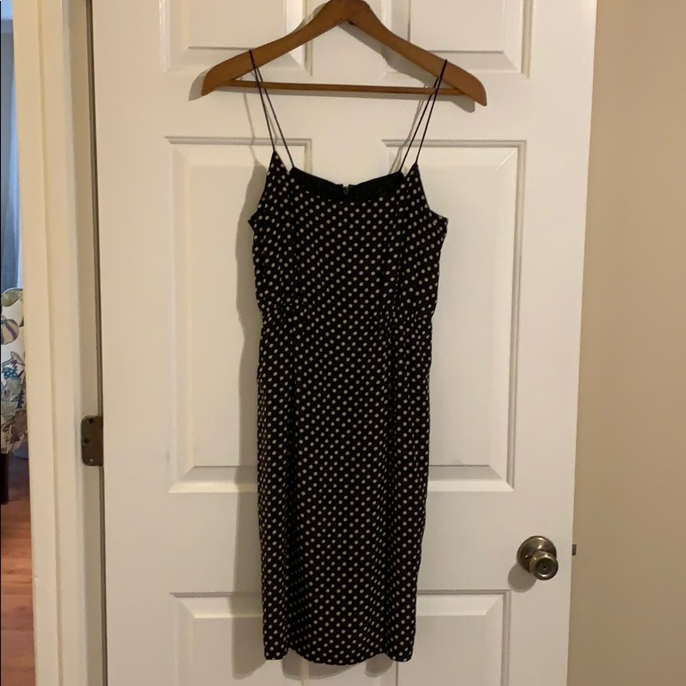 •JCREW• Silk Polka Dot Dress